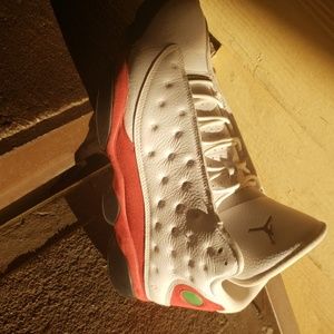 Jordan white and red 13